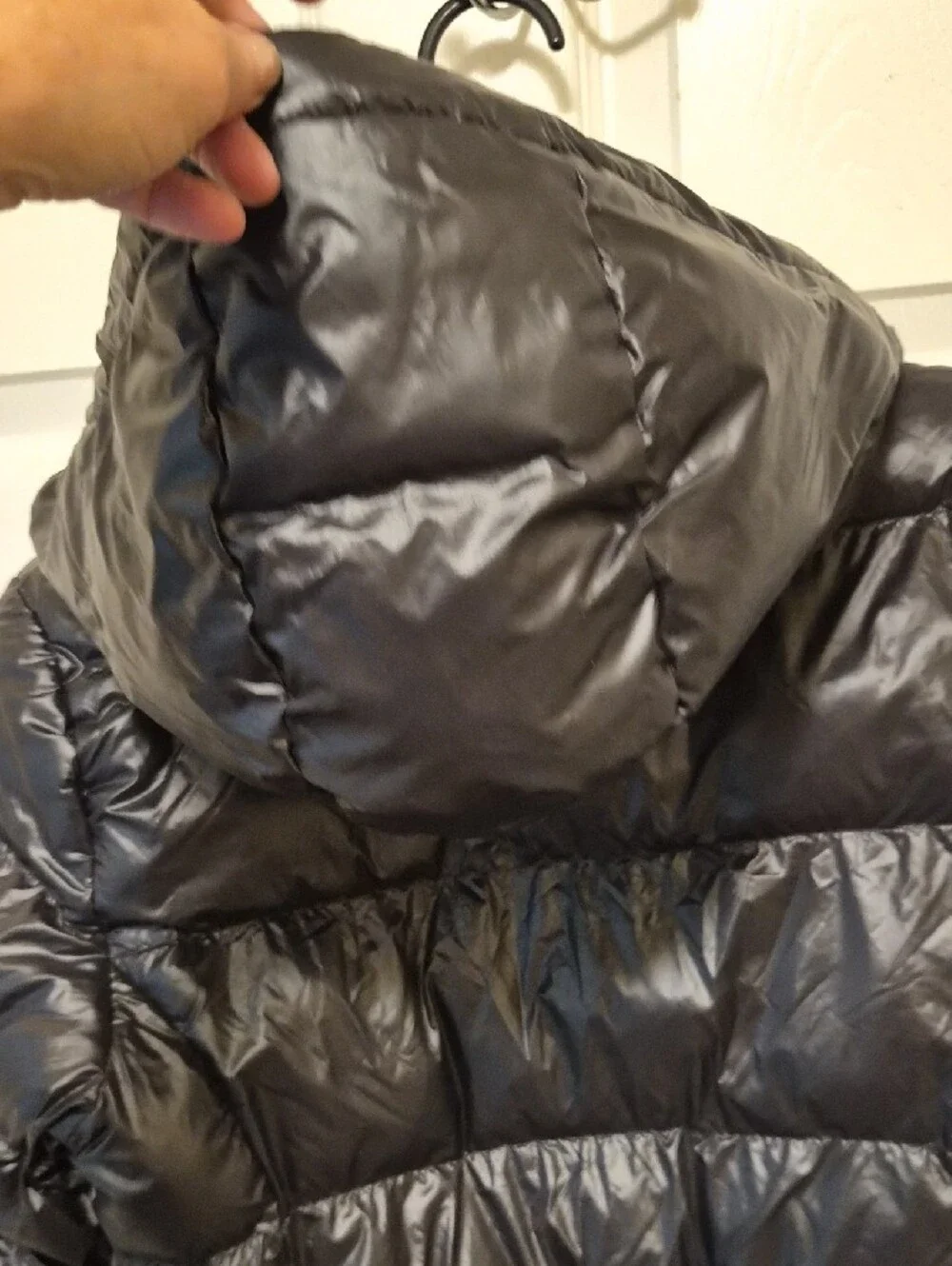 Calvin Klein Jeans Kids Black Shiny Puffer Jacket